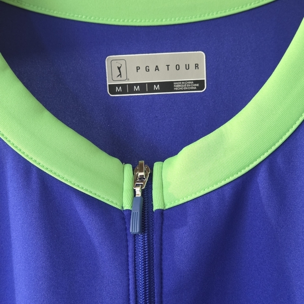 Women's Color Block Flounce Golf Dress - Picture 3 of 8